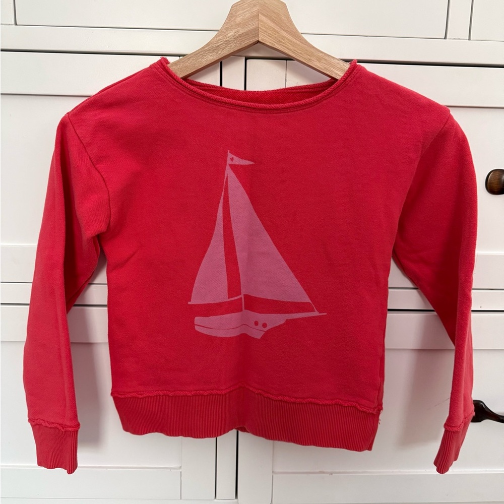 Mini Boden girl 9-10 sailing sweatshirt